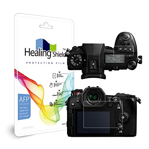 Healingshield �X�L���V�[���t���ی�t�B���� Screen Protector Oleophobic AFP Clear Film Compatible with Panasonic DC-G9 [2pc]