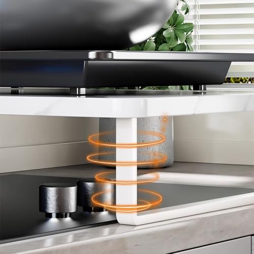 QSTGX Stove Top Cover Burner Covers For Electric Stove Easy to maintain With non-slip pads Flexible and movable(Black,30X40X14.3 CM) - Image 4