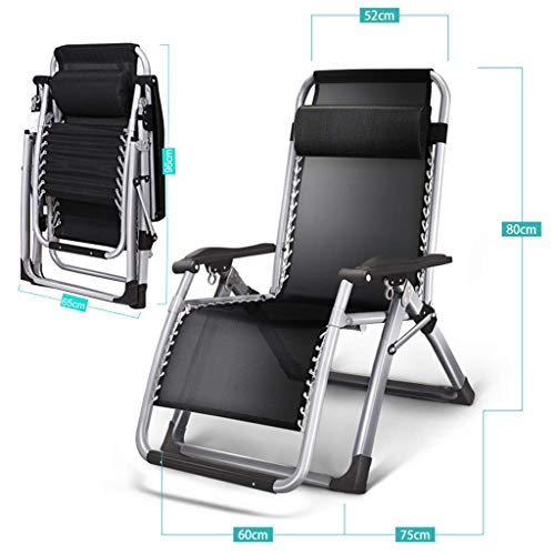 Silla de ocio para el hogar tumbona de jardín y exteriores con porvavasos 4