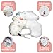 PILLANI Nursing Pillow for Breastfeeding & Bottle Feeding, Original Breast Feeding Pillow for Mom & Baby, Removable Cotton Cover, Adjustable Waist Strap, Baby Girl Boy Essentials Must Haves