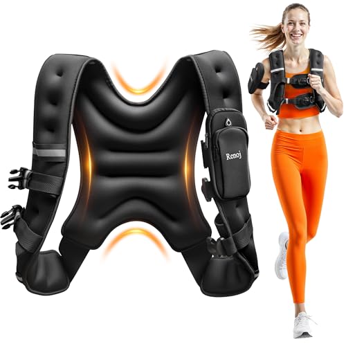 Renoj Weighted Vest for Women Men:10lb/12lb/16lb Weight Training ...
