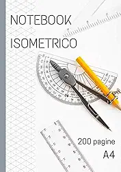 Notebook isometrico: carta millimetrata