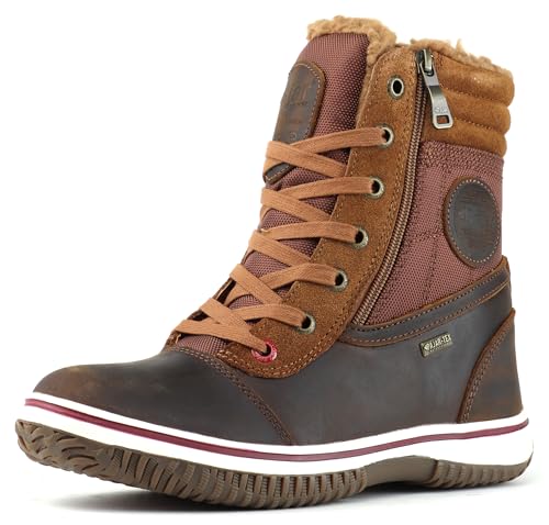 PAJAR Men's Trooper 2.0 Leather Waterproof Winter Mid-Calf Snow Boots