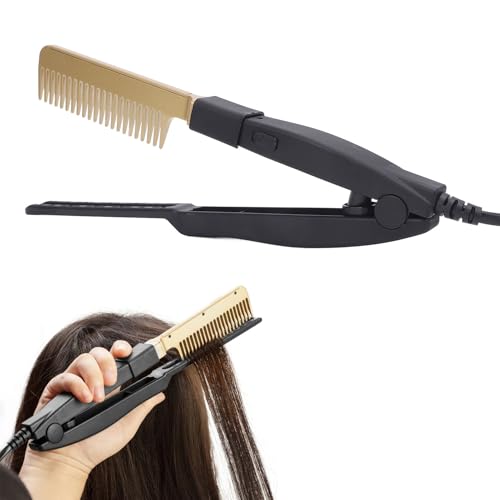 Peine Alisador de Pelo Eléctrico Ashata con Panel de Aleación miniatura 3