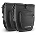 ROCK BROS 27L Bike Pannier Bag Waterproof Bicycle Rear Rack Bag for Cycling Travel Bag with Single Shoulder Strap (2 Black Pack)