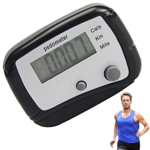 Schrittzähler -Schrittzähler - Genauige Meilen Km Distanz | Wanderfitness-Tool Für Tägliche Bewegung, Sport, Tragbares -Aktivitätsmonitor-Gerät Für Die Gesundheitsüberwachung Von Reisej