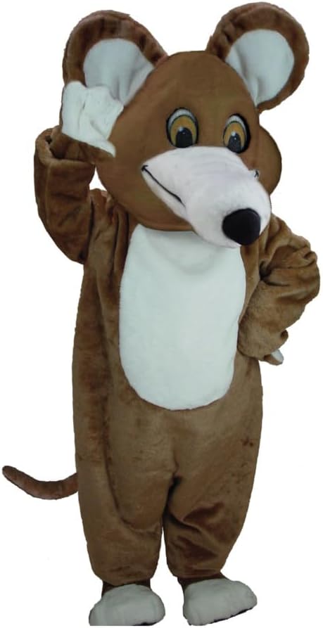 Generic Thermo-lite Brown Mouse Mascot Costume, One Size Fits Most