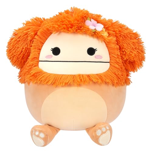 Peluche Squishmallows Shasta Le Bigfoot de 30 cm orange