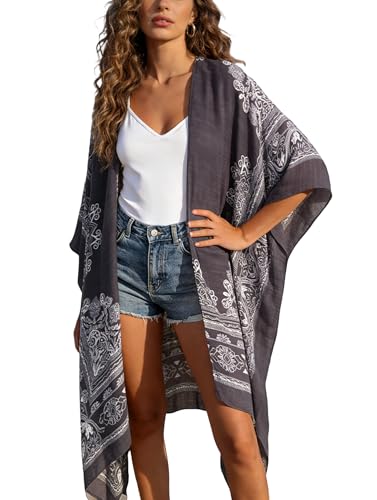 Image of Breezy Lane Kimonos for Women Swimsuit Coverups Beach Cover Up Swimwear Cardigan Summer
