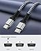 Samsung S25/S24 Type C to C Cable Android Phone Charger Cord USB C Fast Charging 2Pack/6ft for Samsung GalaxyA17/ A16/A15/A25/A55/A54/A35/S25 Ultra/S24 FE/S23/Z Fold/Z Flip, Pixel 10, iPhone 17/16