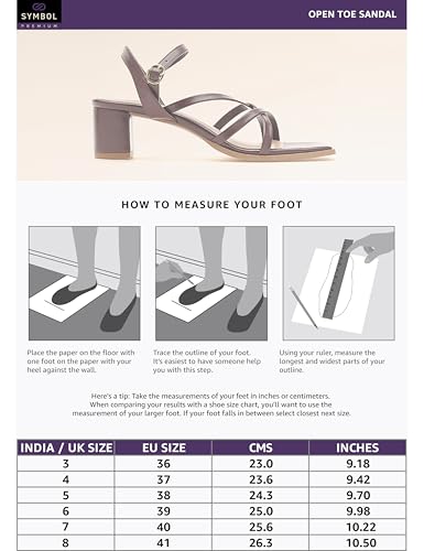 Image of Symbol Premium Women's 'Desk to Dinner' Open Toe Sandals (Ortholite Insole|Stylish Heels)