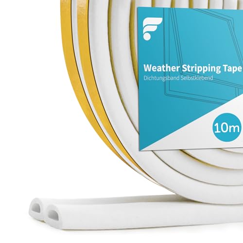 shinfly Joint Fenêtre Porte Isolation 10M, Blanc