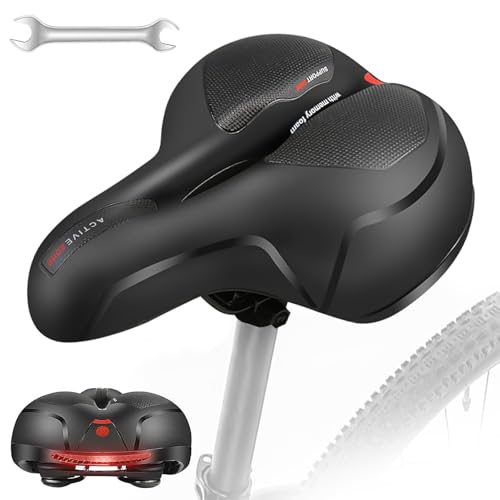 Sella Bici con Ammortizzatore a Doppia Molla