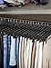 Smartor Pants Hangers - 30 Pack, Black Clips Hangers with 360° Hooks, Shorts Hanger with Strong Clamps, Dress, Heavy Duty as Trousers, Skirt, Jeans, Towel and Bottom Clothes -12 Inch