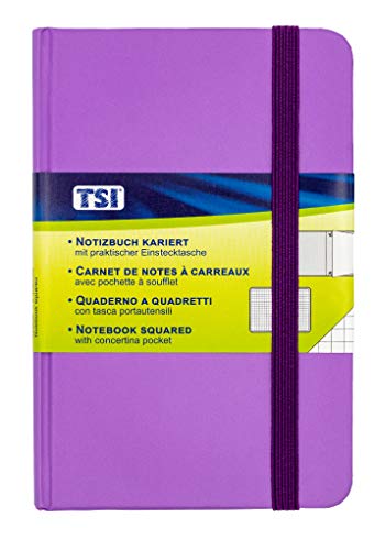 TSI 63556 Carnet de notes B7 quadrillé avec 100 pages Cover