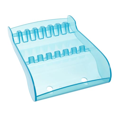 Healeved Hair Tool Organizer Scissor Case for Barber Shop Professional Scissor Holder Rack Plastic Shear Rack