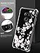 GREATRULY Floral Clear Pretty Phone Case for LG G8 ThinQ (2019 Release) for Women Girls,Flower Design Transparent Slim Soft Drop Proof TPU Bumper Cushion Silicone Cover Shell,FL-T