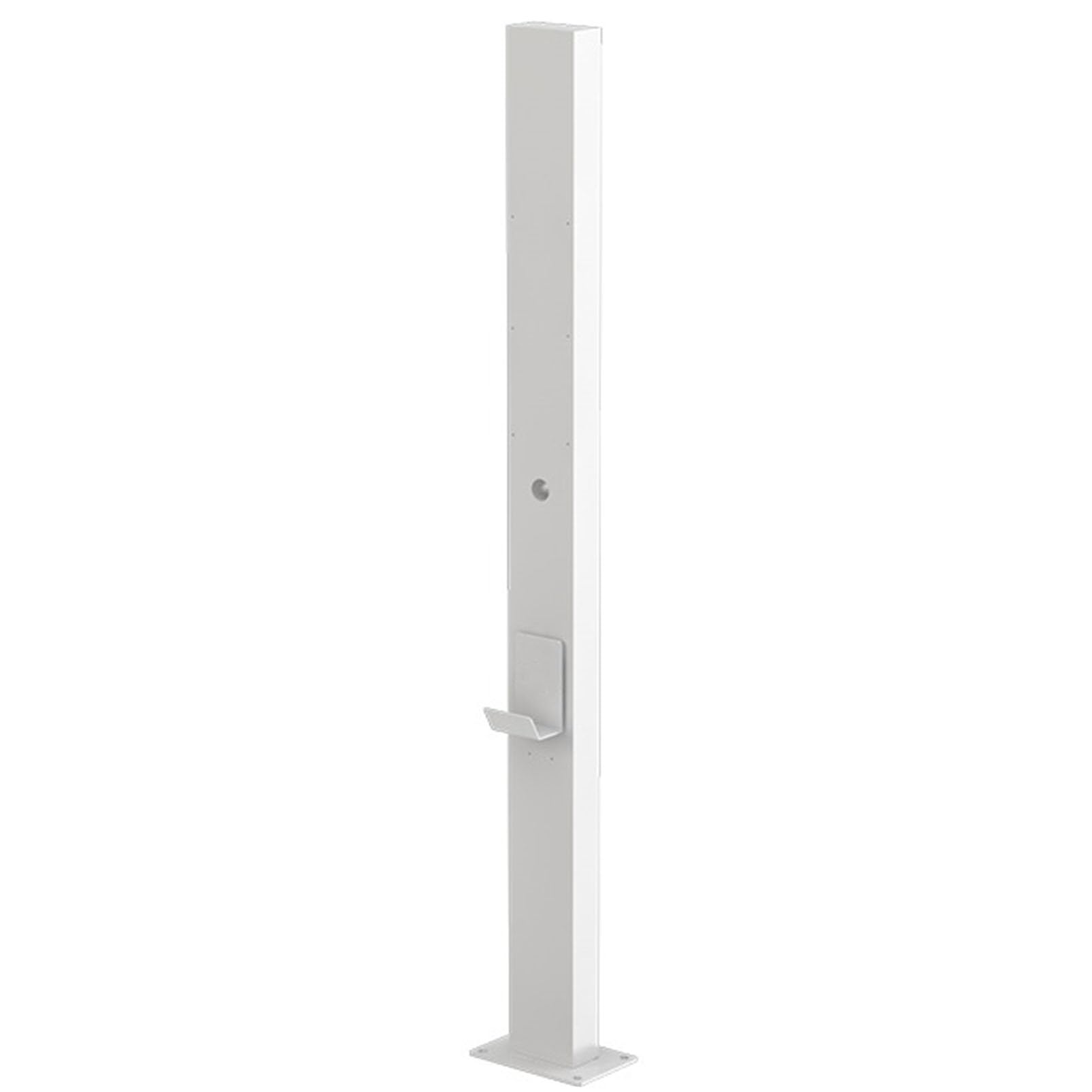EV Charger Connector Pedestal Base - Electric Car Charging Station Stand with Cable Hook for Indoor and Outdoor Use - Organizer Charging Pillar and Holder