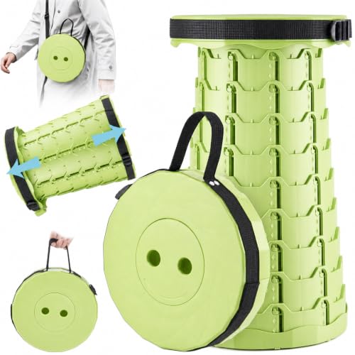 Image of Doseno Portable Stool for Adults, Collapsible Stool, Portable Seat,
