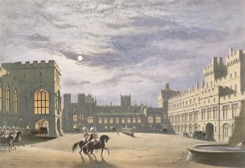 Affiches et gravures de salon : tableau moderne Arrivée d'un visiteur royal 60x90cm