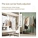 Heekaby Clothes Drying Rack Foldable, Stainless Steel Portable Clothes Rack Collapsible, Folding Clothes Rack for Indoor & Outdoor, Portable Clothes Airer for Travel (with Hooks)