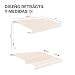 SmartSun Classic Toldo Completo 3x2m Color Crudo Lona poliéster. Toldo terraza, jardín,...
