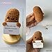 Handmade Crochet Coffee Bean and Coffee Cup - Custom Handmade Crochet Dolls - Perfect Coffee Lover's Gift - Personalized Desk Decor - Thoughtful Mother's Day Present - Custom Text Available