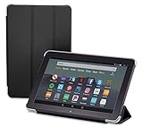 Nupro Tri-fold Standing Case for Fire HD 8 Tablet, Black (10th Gen, 2020 Release)