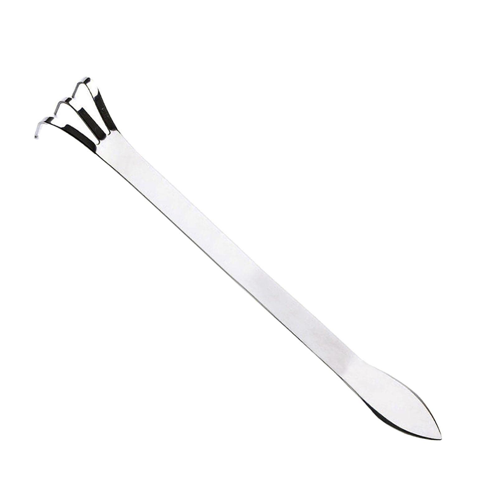 Rastrello Bonsai In Acciaio Inox - Utensile 3 Punte Per Terreno Con Manico Ergonomico