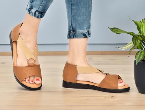 Image of HEALTH FIT Extra Soft Ortho Care Diabetic & Orthopedic Sandal /Doctor Sandal-With Back Support Footwear & stylish for Girl's /Women's