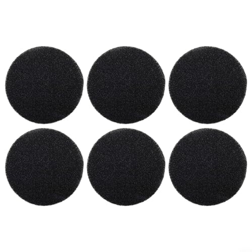 Filtros de algodón de carbón activado para campana extractora 6PC Set de repuesto para mantenimiento
