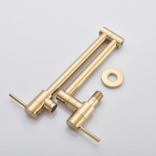 Llenado de ollas práctico con este grifo de pared giratorio 360 8