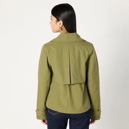 The Drop Women's Plus Size Mara Cropped Trench2