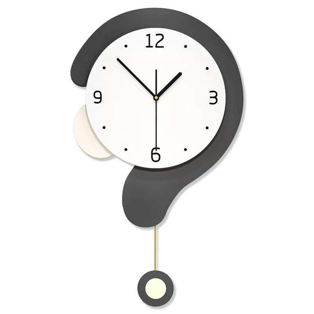 Horloge salon maison JFDBGU silencieuse et horloge murale salle à manger