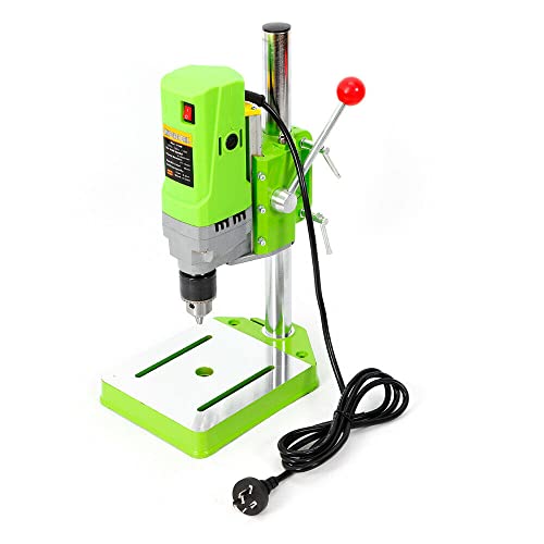 Mini Drill Press, 710W Bench Drill Press Portable Drill Press Stand, 0-2800r/min Benchtop Drill Machine Compact Portable Metal Drill Press for DIY Furniture Workbench Repair Machine (710W)