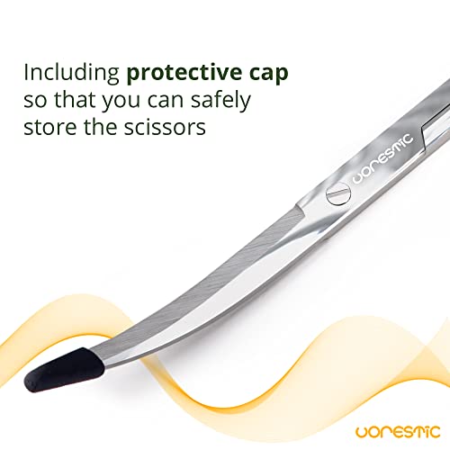 VORESTIC Aquarium Schere 25cm, Aquarium Schere Gebogen, Terrarium Schere, Schere Aquarium Lang, Aquascaping Schere, Lange Schere für Aquarium Pflanzen - Image 5