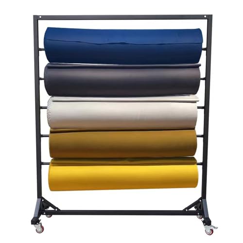 Expositor de pared para cuarto de costura y estudio de cortinas con soporte ajustable