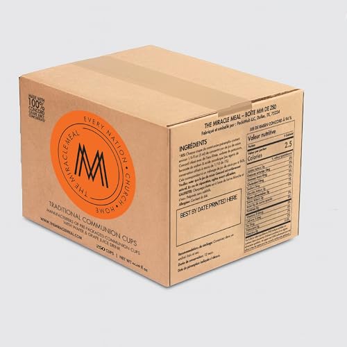 The Miracle Meal Pre-filled Communion Cups, 250 Count
