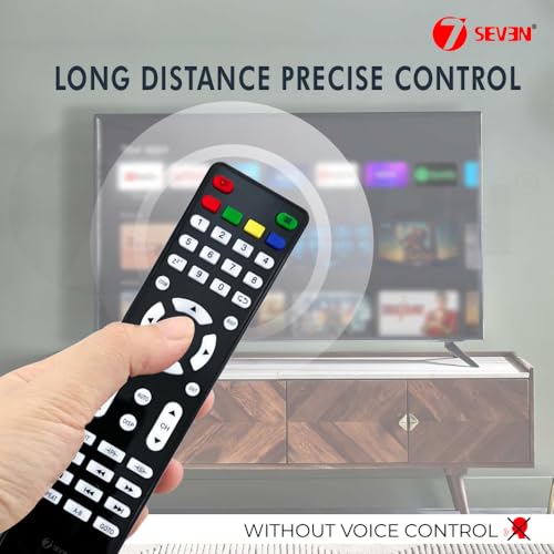 Image of 7SEVEN Universal Remote Control for Multi Brand Castor Micromax Lloyd iBell Intex Impex Croma Skyworth Sansui Vu LCD LED Television
