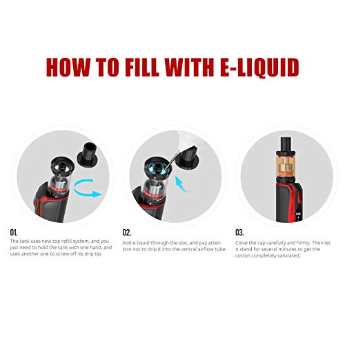 SMOK-Priv-N19-Kit-BlackRed-E-Cigarette-Vape-Starter-Kit-No-Nicotine