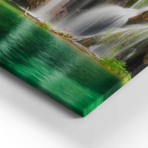 Image sur toile cascade du lac Wallfluent finition artistique - 3