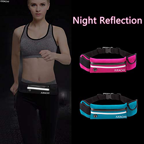 Jueachy 2019624 Running Belts For Women Waterproof Fanny Pack Running Waist Pouch Phone Holder Adjustable Sports Money Belt thumb #3