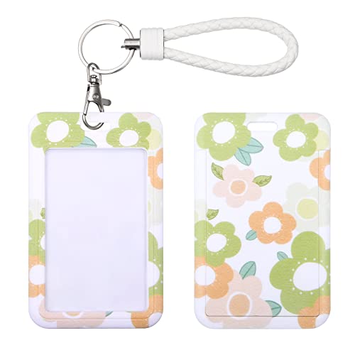 SHININGEYES ID Card Badge Holder Key Chain with...