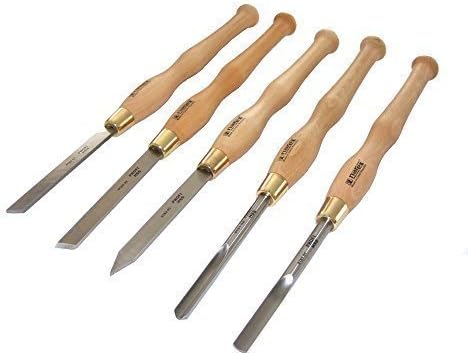 TURNING GOUGE TURNING CHISEL SET HSS Profi 5 Pcs