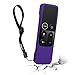 [2 Pack] Remote Cover Case Compatible for Apple TV 4th Generation - Light Weight [Anti Slip] Shockproof Silicone Remote Sleeve for TV 4th Siri Remote Controller with Lanyard (Orange+Purple)