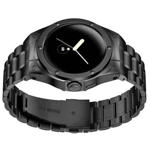 Bracelet métallique antichoc pour Pixel Watch 3 protection intégrée hommes femmes