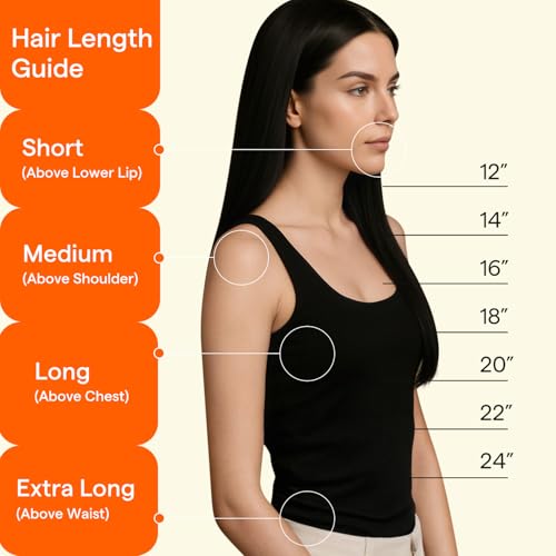 Image of Full Shine Seamless Clip in Extensions, Light Blonde, Straight | Real Human Hair, 20 Inch 95g 4 Pcs, Crown and Side Fill ins, Soft Silky, Celebration Styling, Long Hair