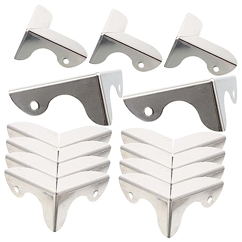 SEWACC 1set Retro Wooden Box Corner Protectors Decorative Edge Covers for Jewelry Boxes Safe Installation with Rounded Edges 16pcs