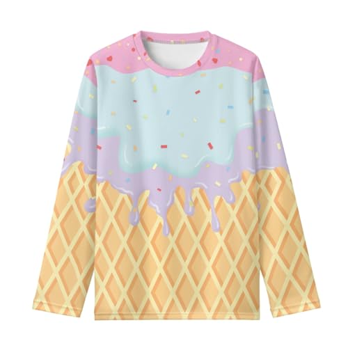 HUIACONG Girls Tshirt Kids Children Tee Shirt for Boys Long Sleeve Tops