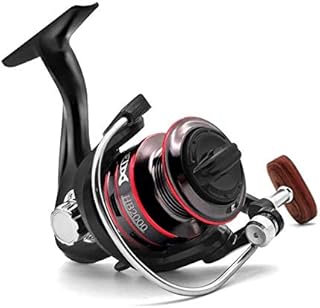 Fishing Reel, Spinning Reel, Ultralight 5.2:1 Gear Ratio, 12 Ball Bearings, 39.5LB Carbon Fiber Drag, Reversible Handle for Left and Right Retrieve, Perfect for Freshwater and Saltwater (H2000)